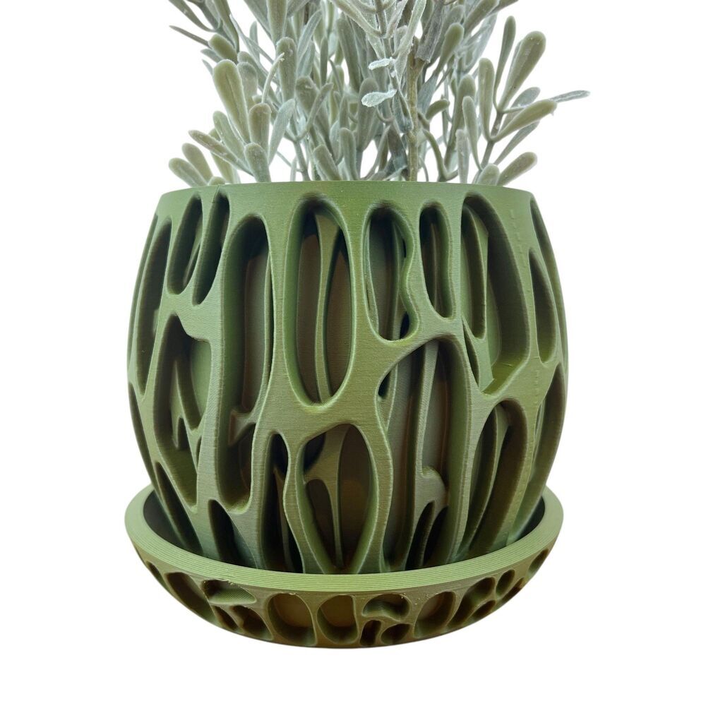Indoor Flower Pot, The Slime Planter Pot, Houseplants, Ecofriendly
